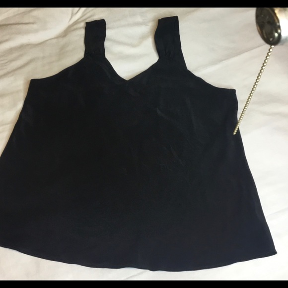 Stanley Nelson Black Sz Large 100% silk Tanktop - Picture 2 of 8